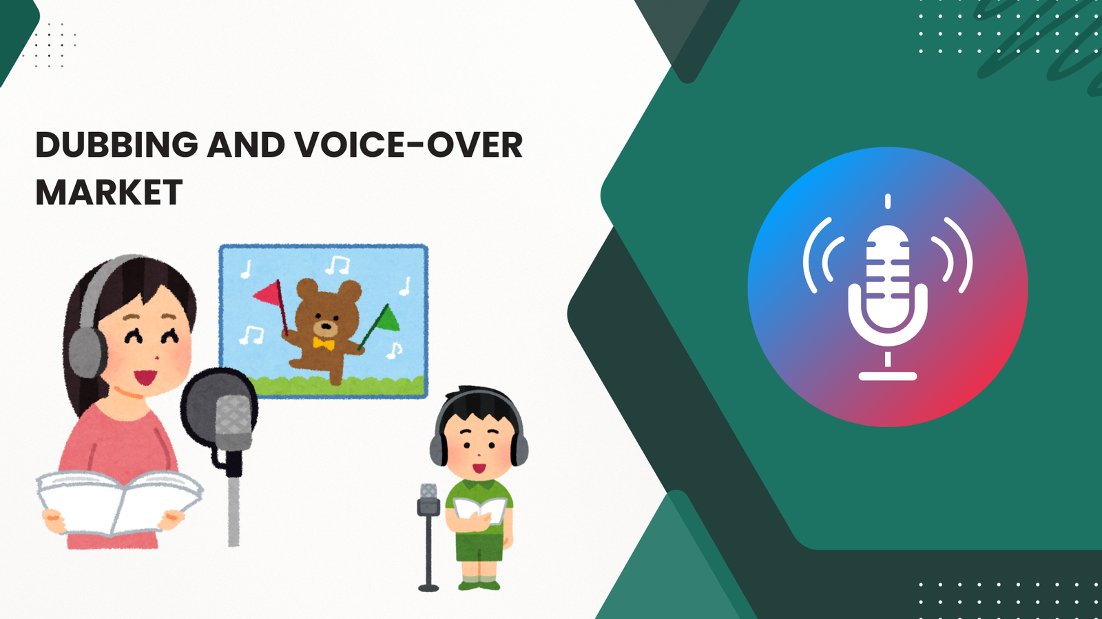 Dubbing and Voice-over Market Soar to USD 8.6 Bn By 2034
