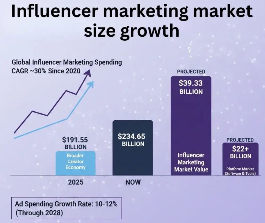 Influencer Marketing Industry Growth Statistics
