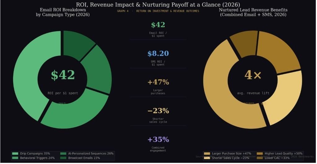Email and Multichannel Nurturing ROI Benchmarks 2026