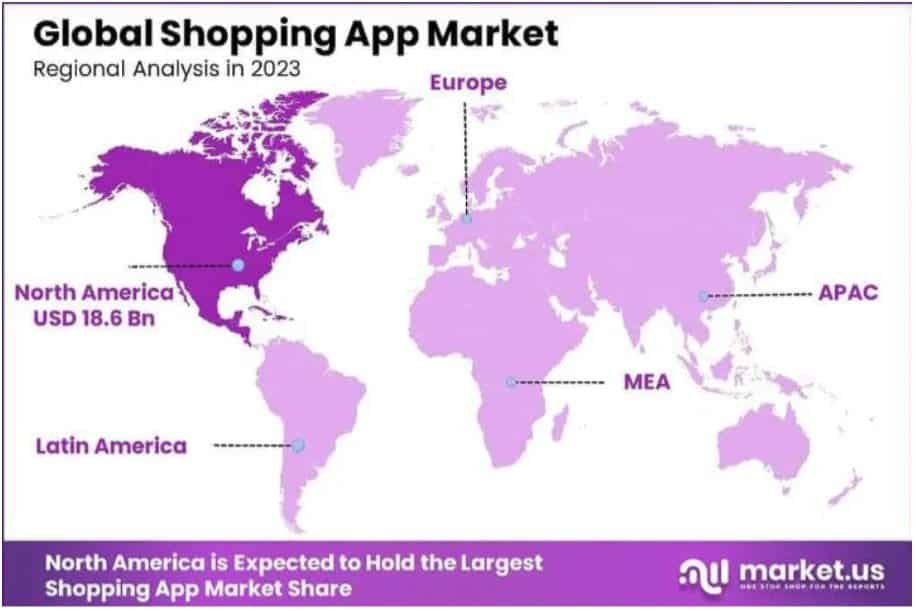 Shopping App by Regions