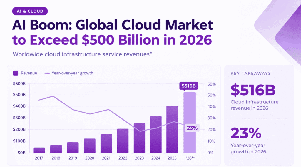 AI Cloud Market Growth Infographic
