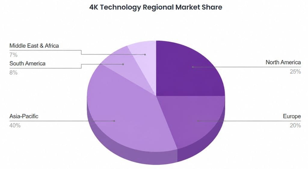 Regional 4K Technology Market Share