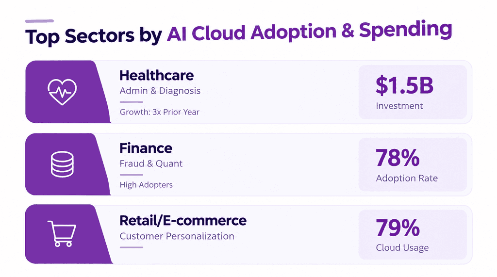 Top Sectors in AI Cloud Adoption